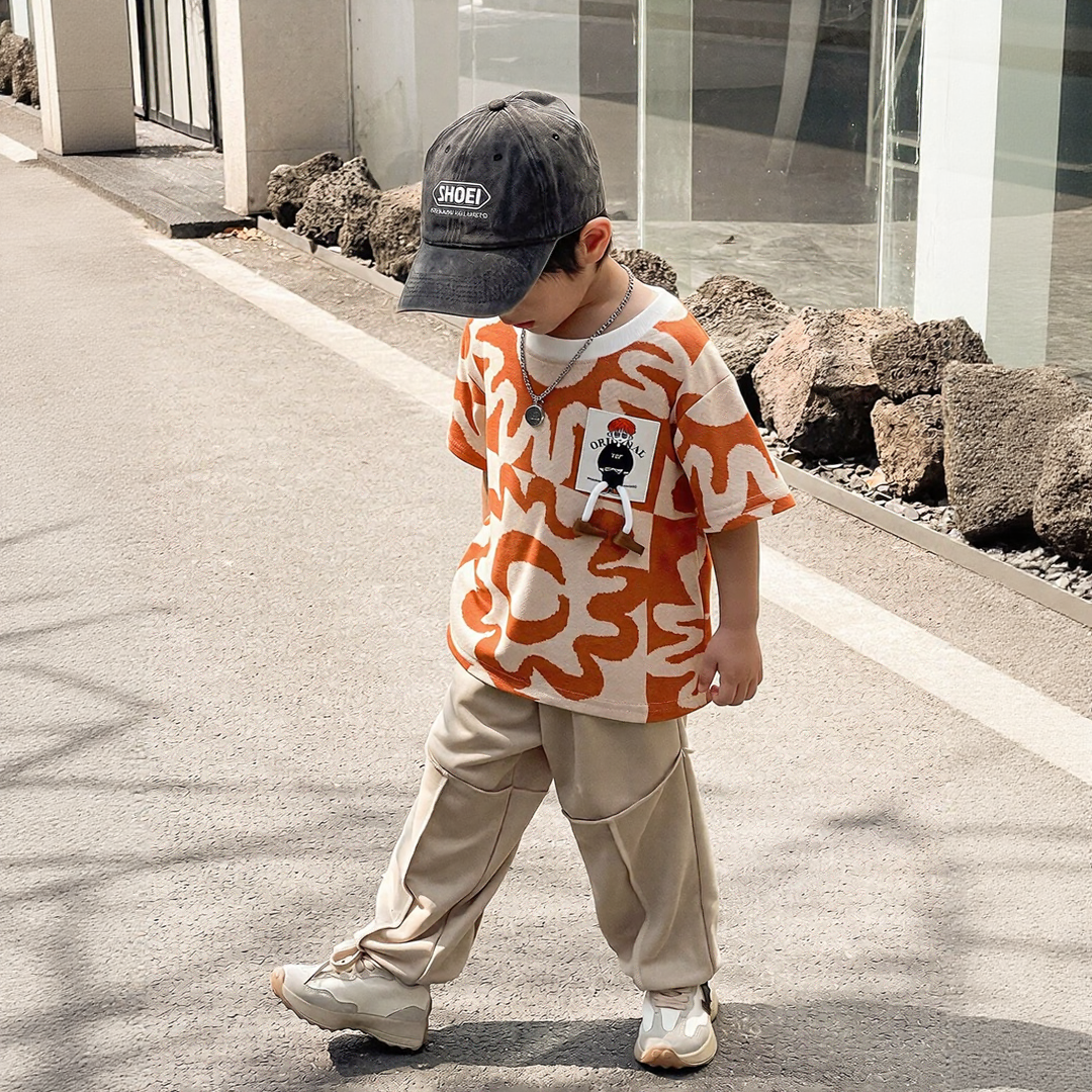 Cool Floral Orange Tee
