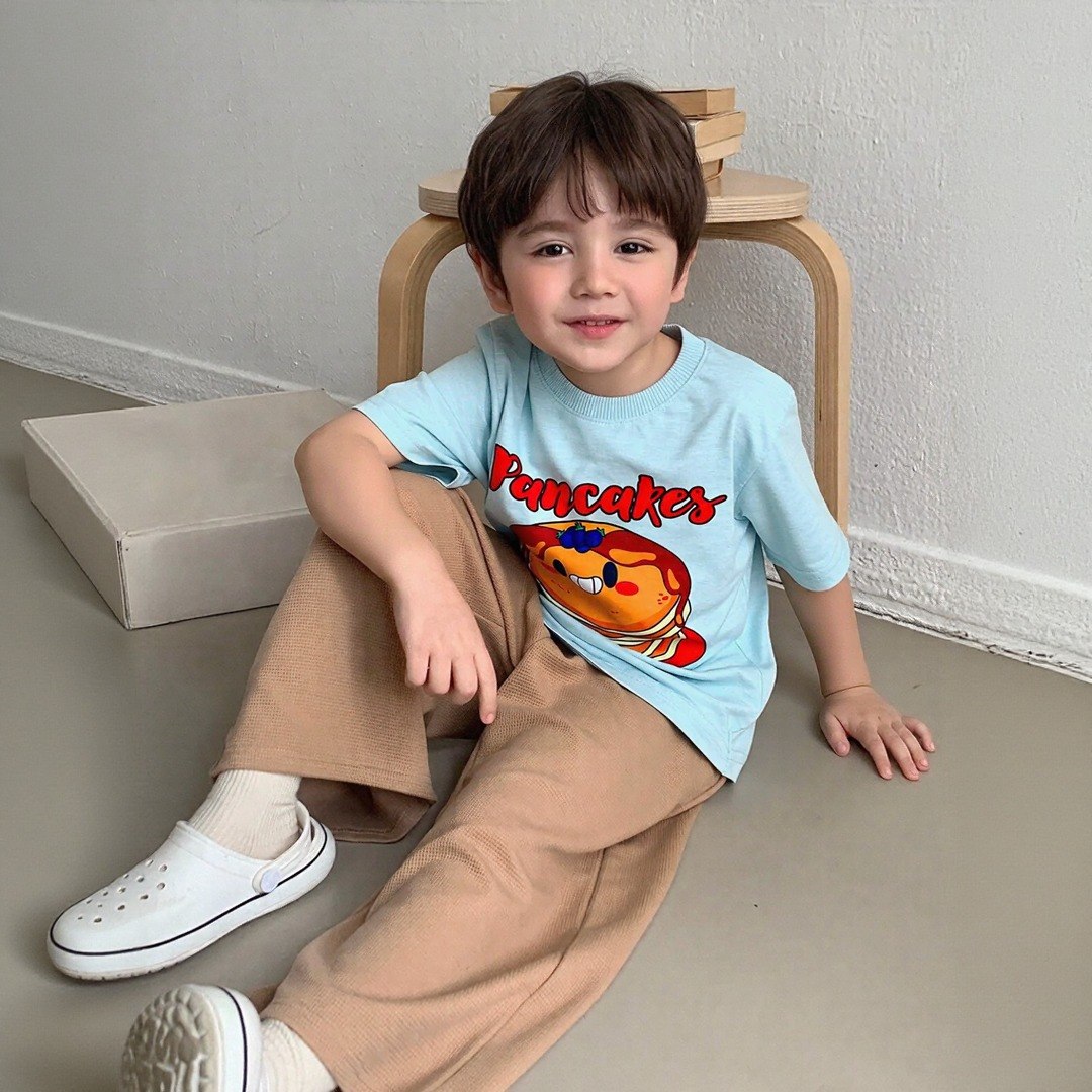 Pancake 🥞 Ice Blue Tee