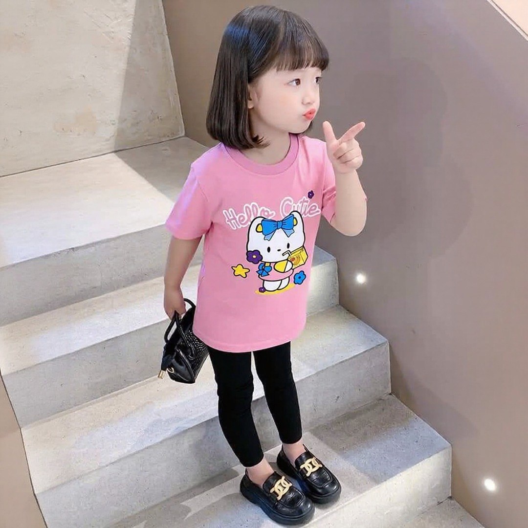 Hello Cutie Pink Tee