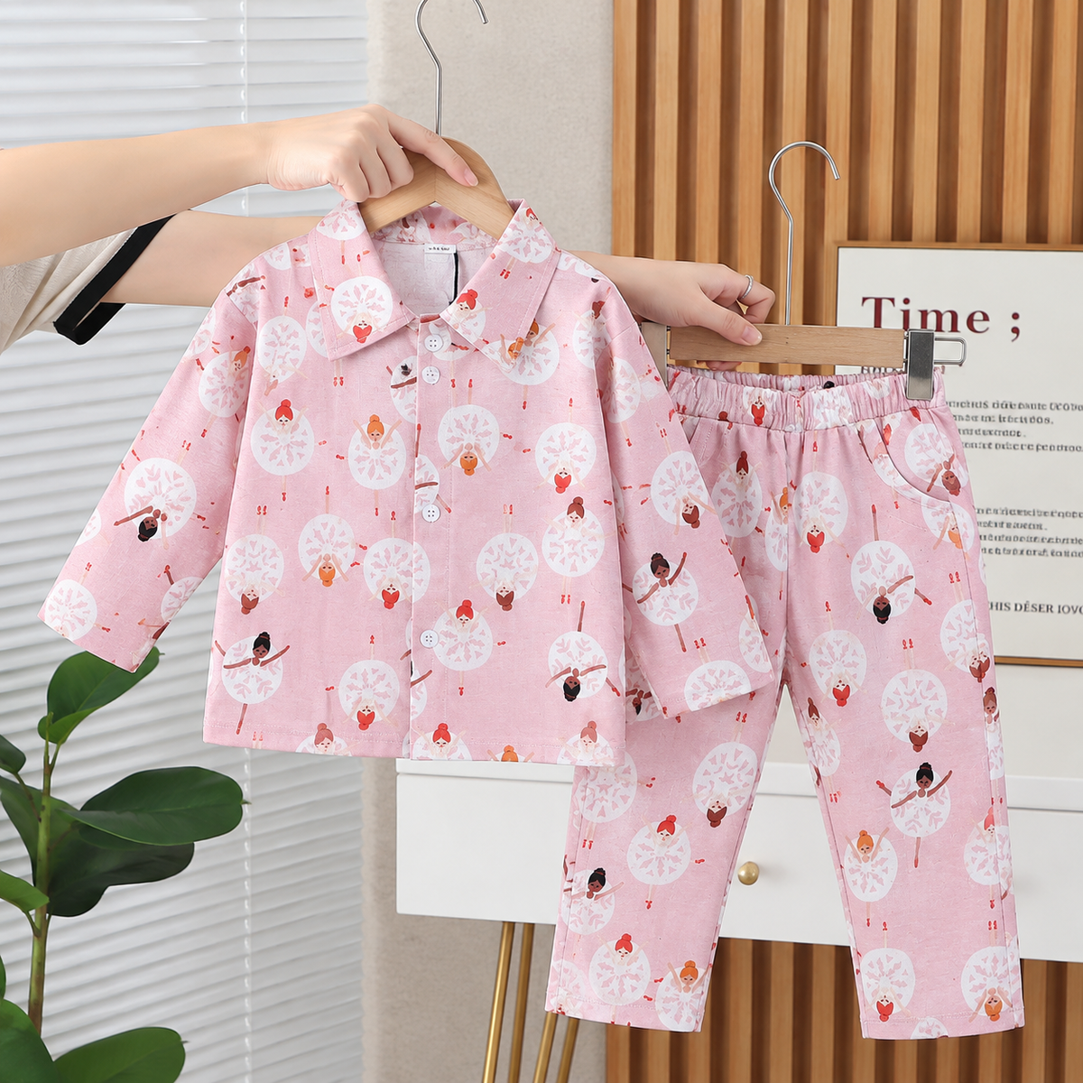 Blush Pink Ballerina Doll Set
