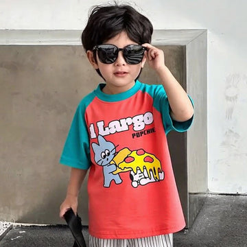 ONE Large Popchie Pizza Dual Shade Tee