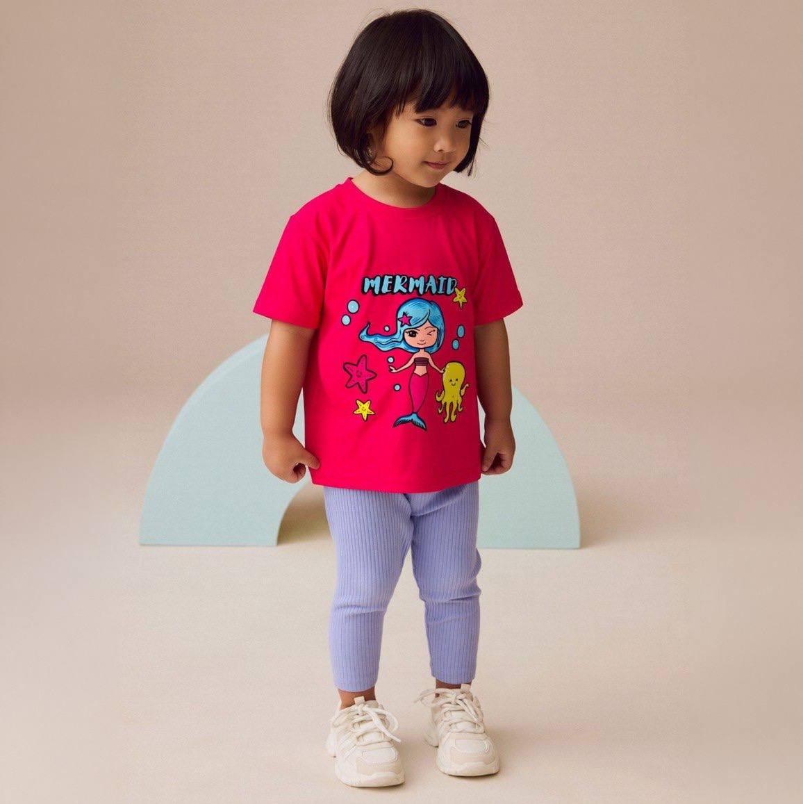 Mermaid BubbleGum Tee