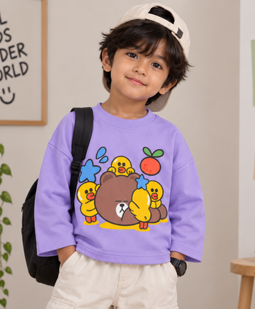 Muzzleberry Lilac Oversized Sweatshirt