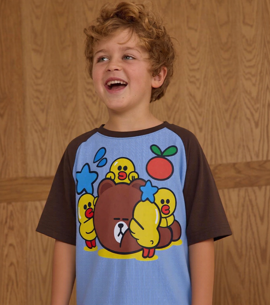 Muzzleberry Blue Brown Dual Tee