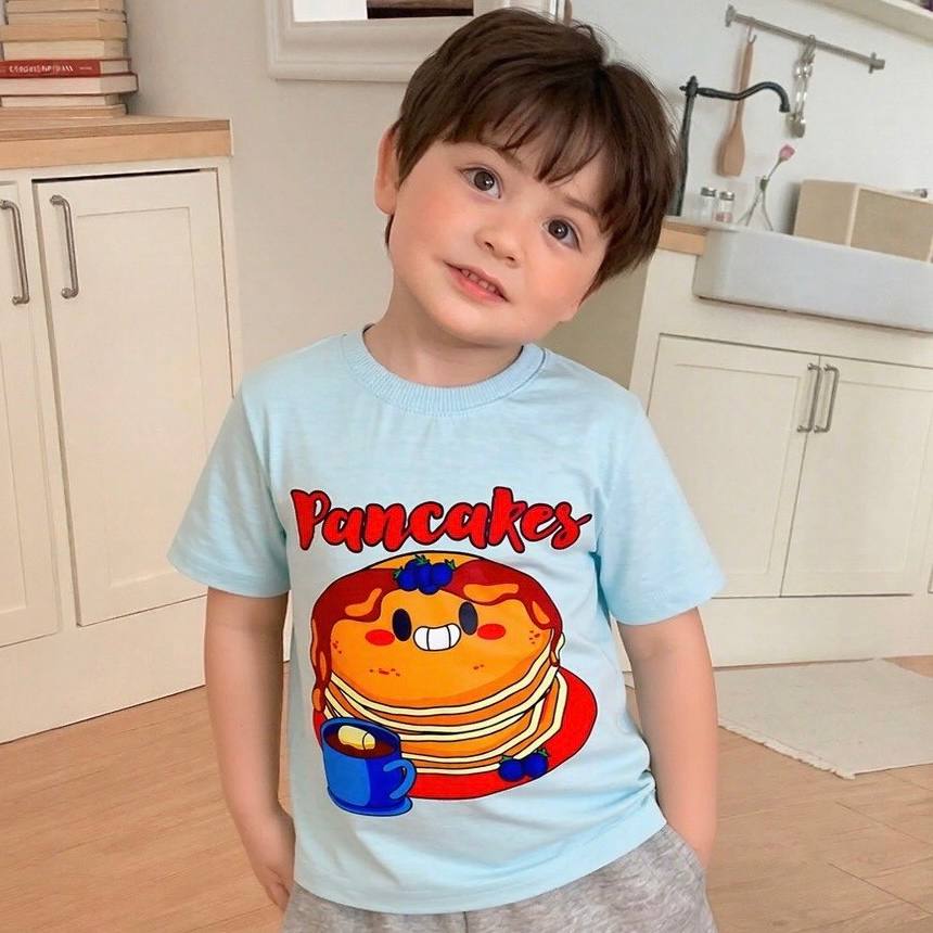 Pancake 🥞 Ice Blue Tee