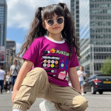Little Makeup Dark Purple Tee