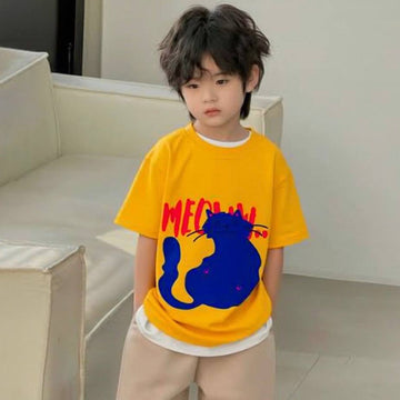 Meow Yellow Tee