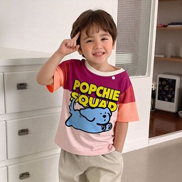 Popchie Squad Dual Shade Tee