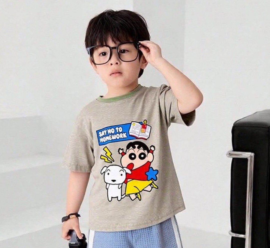 Cool Homework Rebel Tee – Fun Cartoon Kids T-Shirt