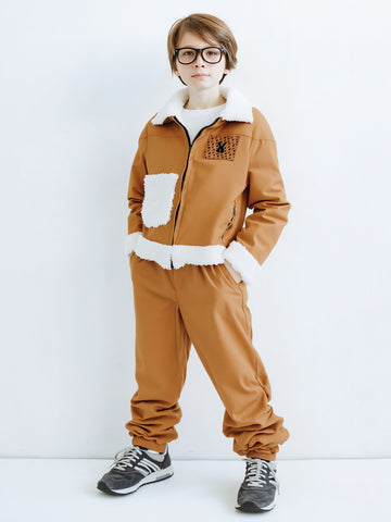 Bunny Brown Fur Jacket