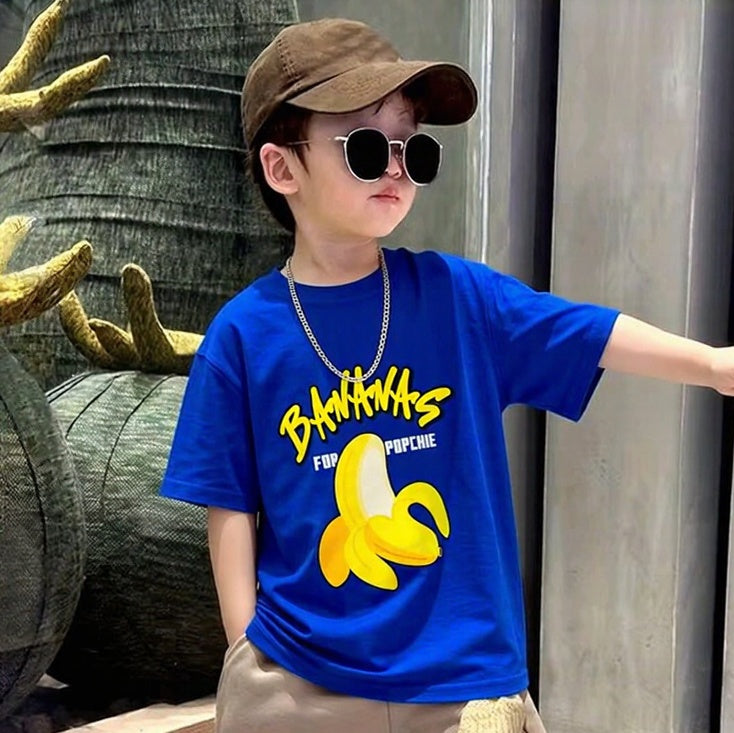 Bananas 🍌 Popchie Navy Blue Tee