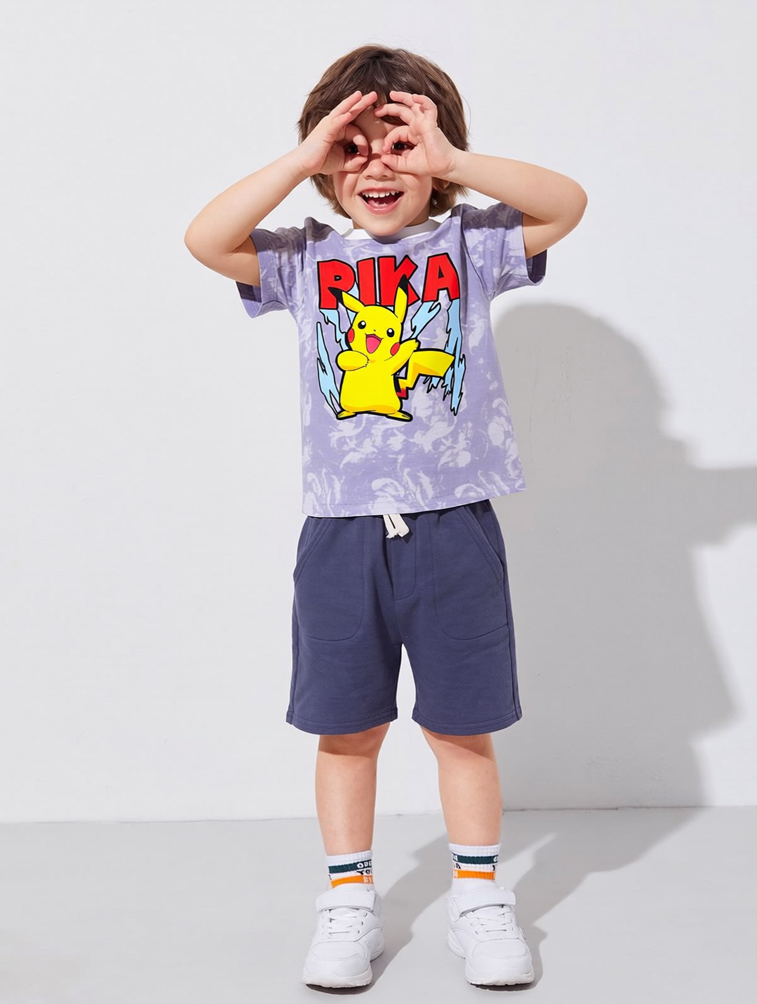 Pika Pika Offset Purple Tee