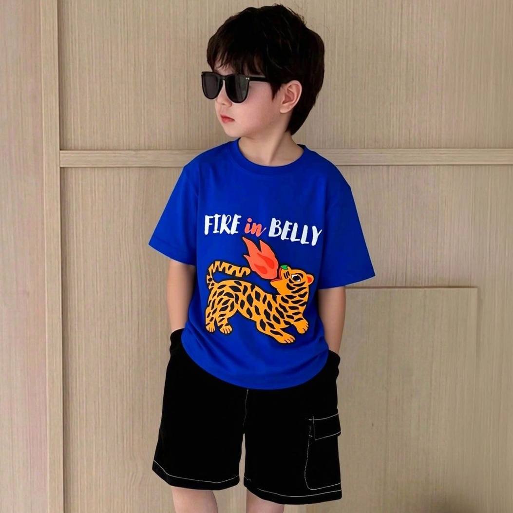 Fire In Belly Navy Blue Tee