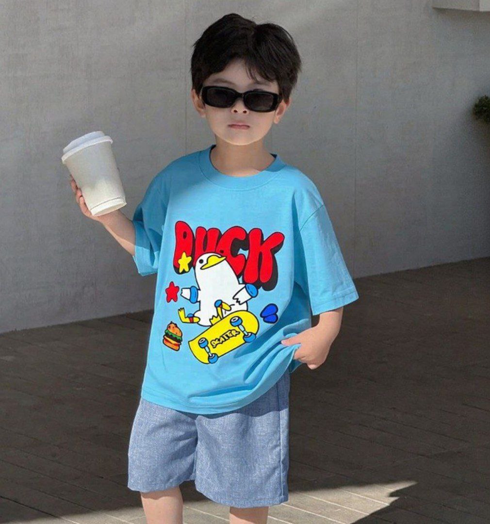 Skater Duck Sky Blue Tee