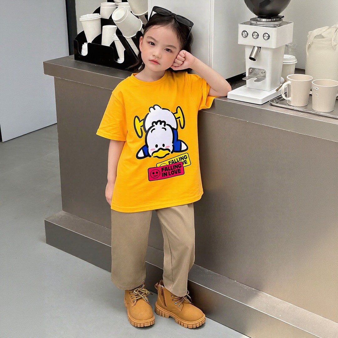 Falling In Love Yellow Tshirt