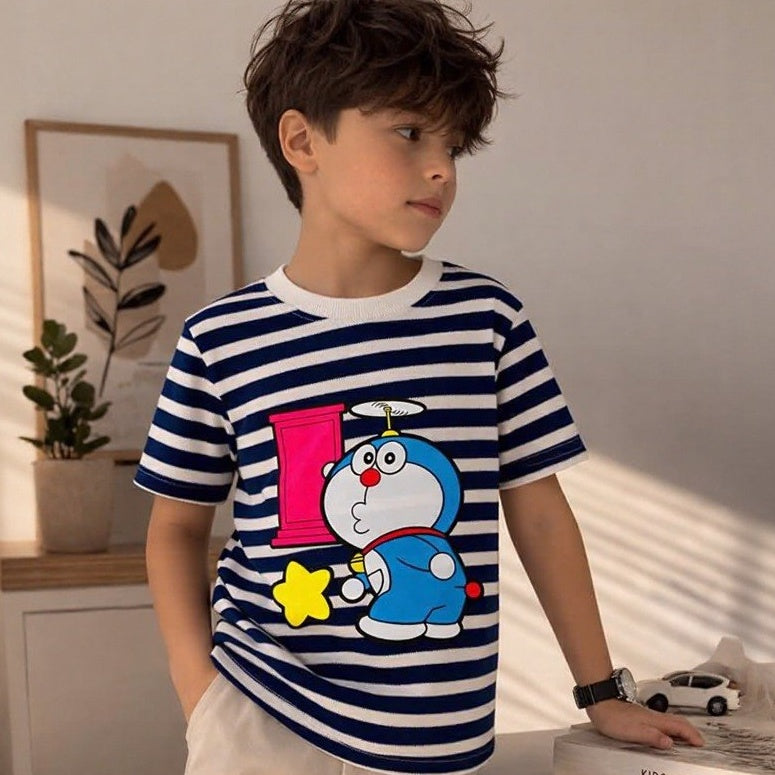 Dorae-mon New Stripe Tee
