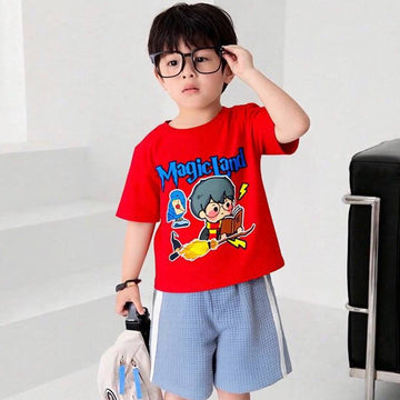 Magic Land Harry Potter Red Tee