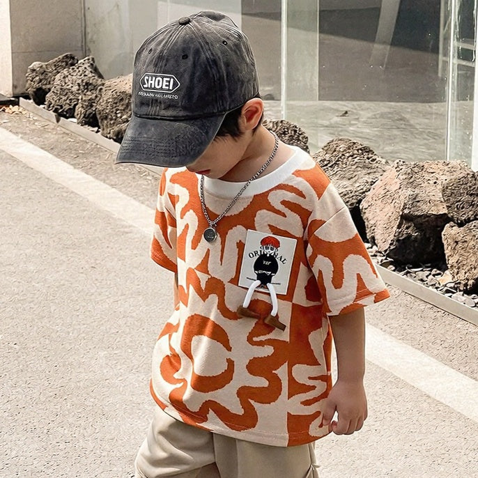 Cool Floral Orange Tee
