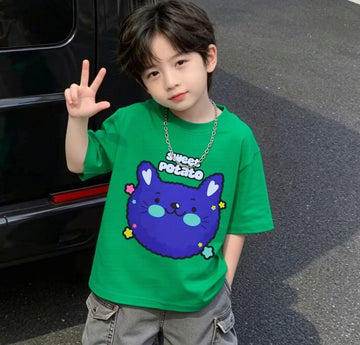 Sweet Potato Green Tee