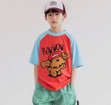 Bow Wow Peach Icy Blue Dual Shade Tee