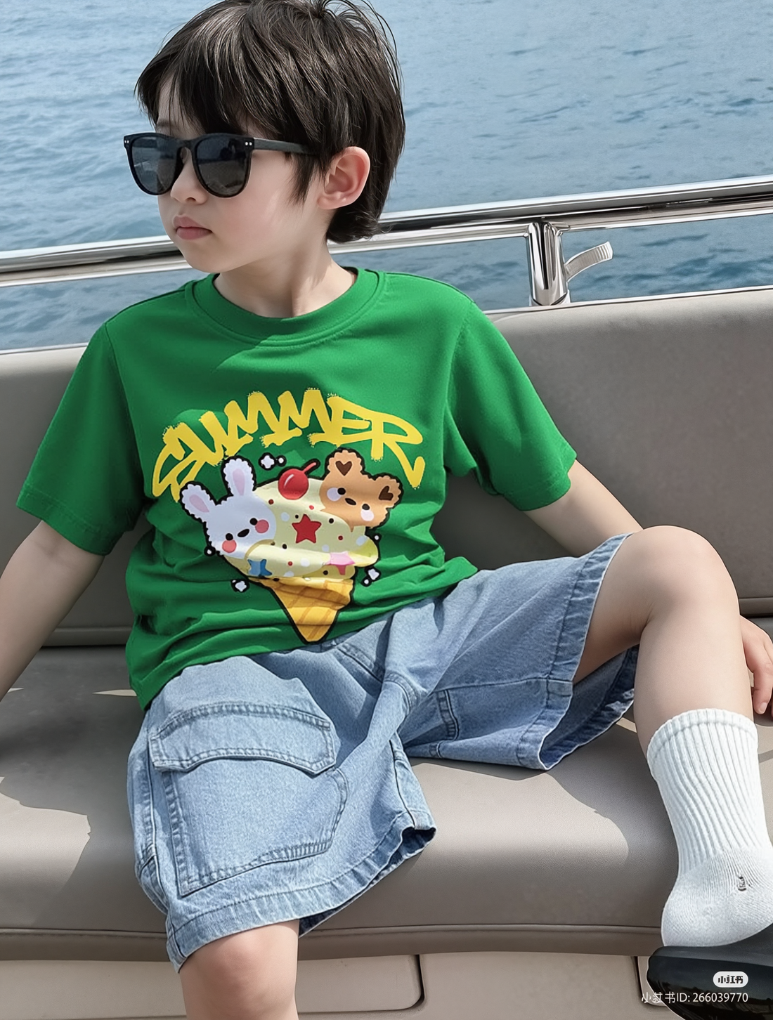 Summer Icecream Green Tee