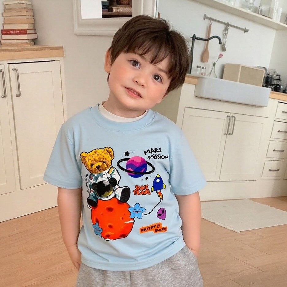 Space Traveller Icy Blue Tee
