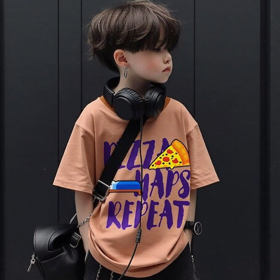 Pizza Brown Tee