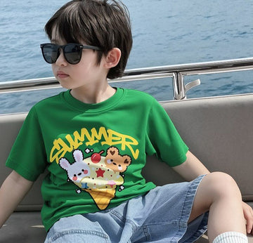 Summer Icecream Green Tee
