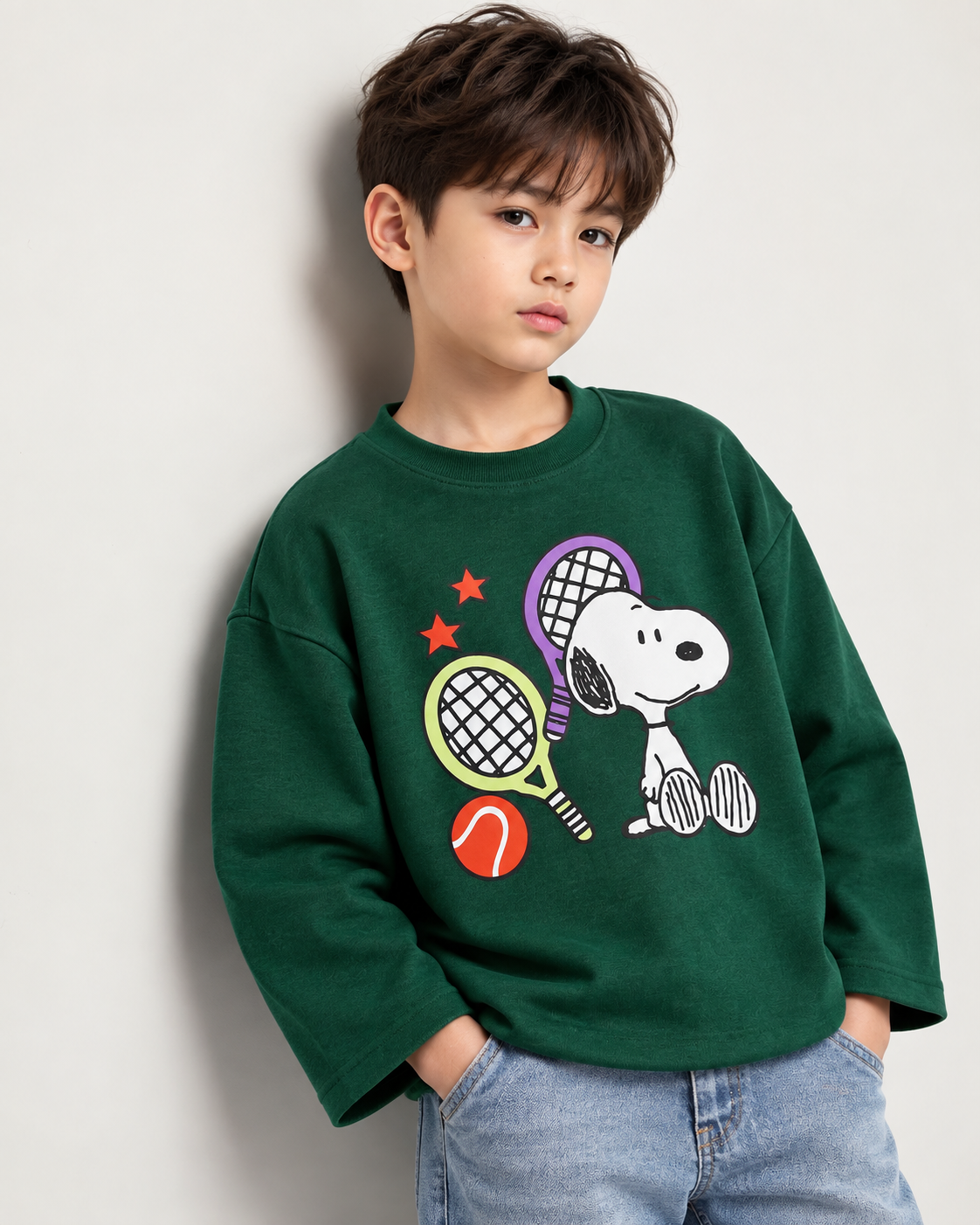 Green 🐶 Pup & Play Oversized Sweatshirt