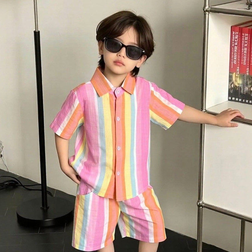 Rainbow Pink Line Cord Set