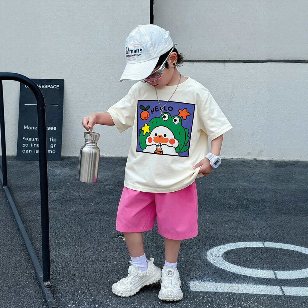 Hello Ducky White Tee