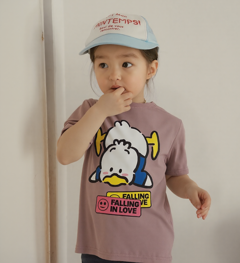 Falling In Love Dusty Pink T-shirt