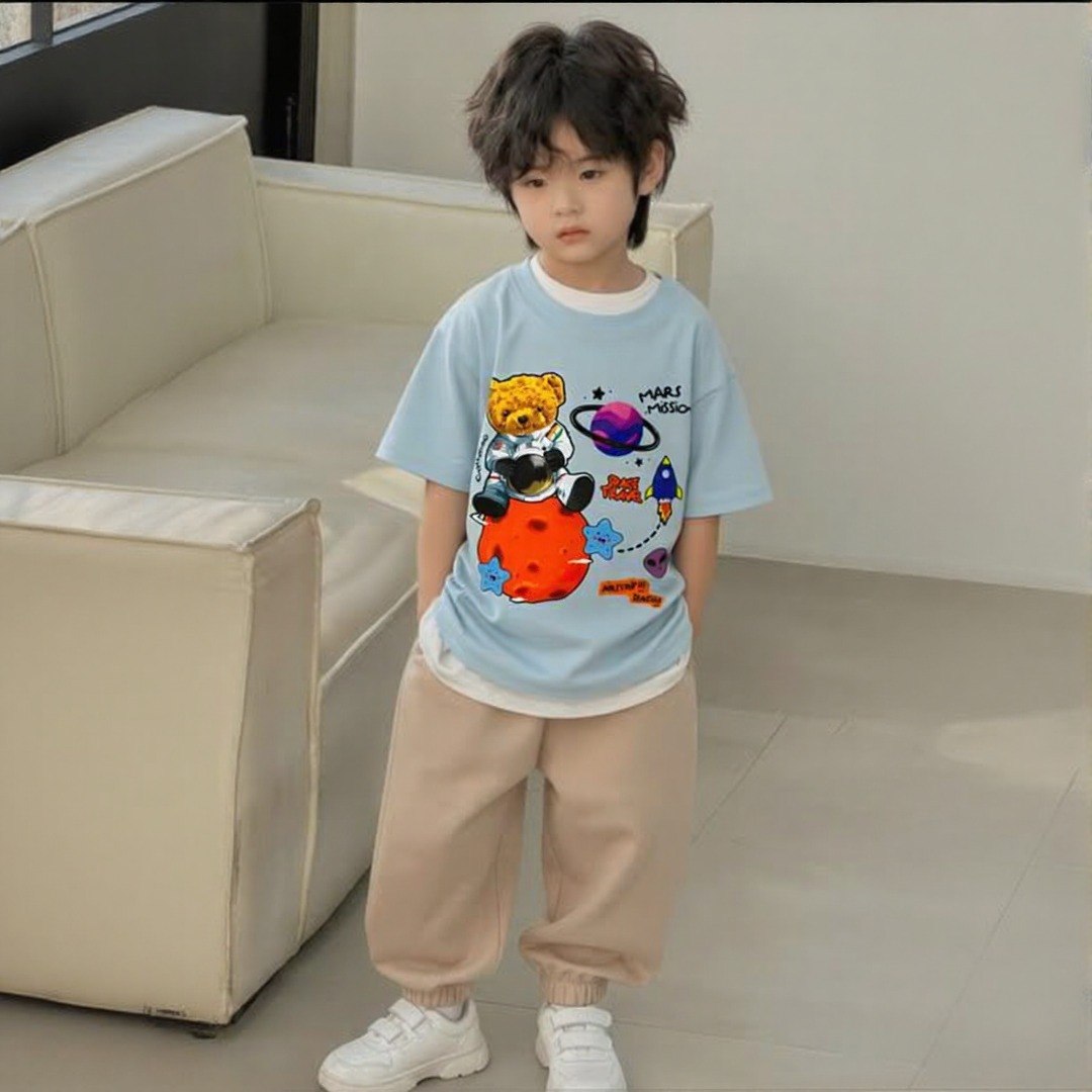 Space Traveller Icy Blue Tee