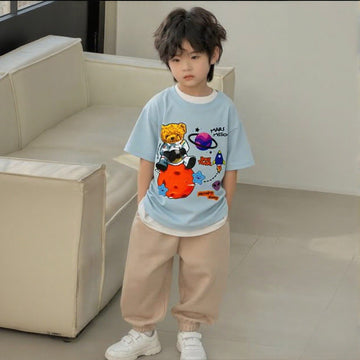 Space Traveller Icy Blue Tee