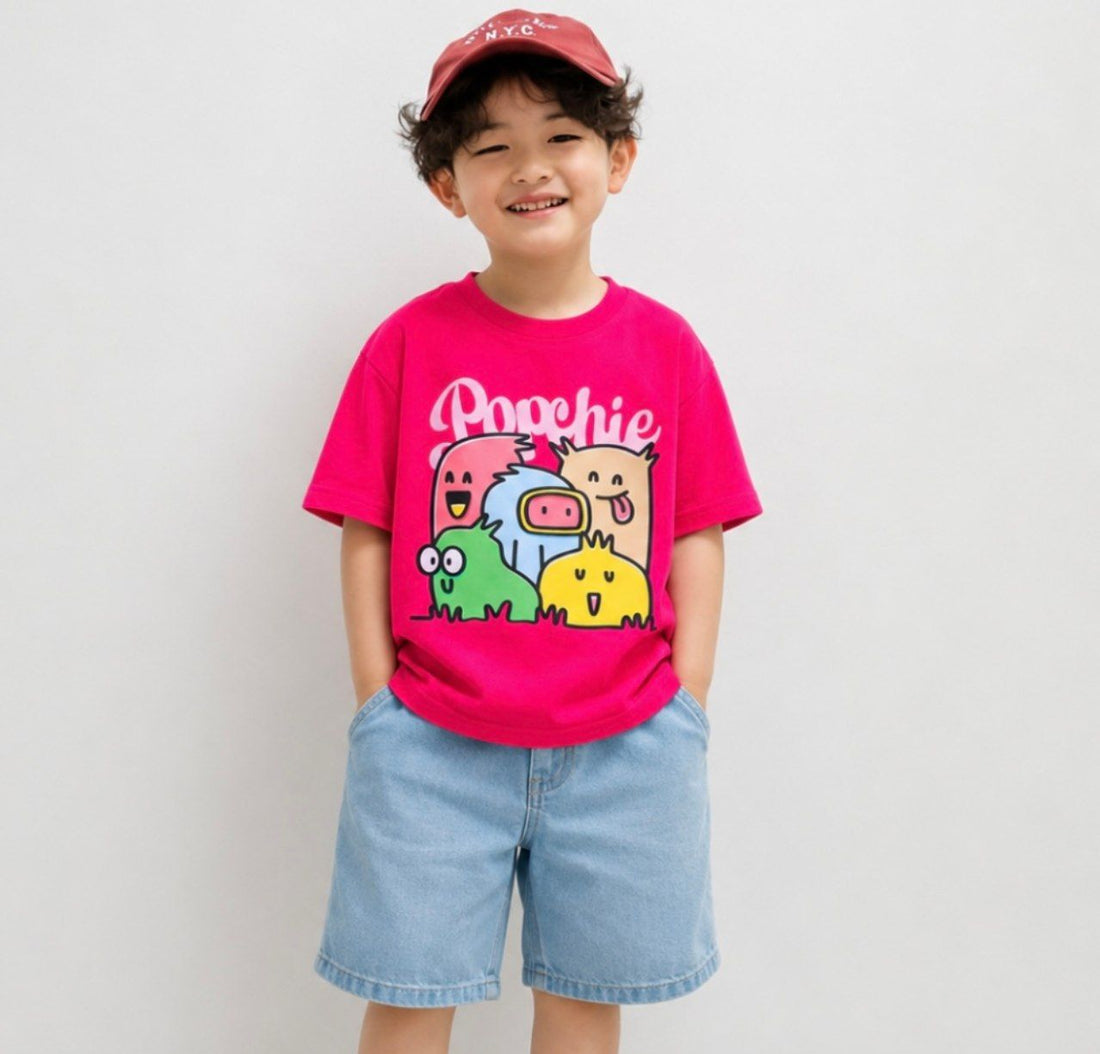 Popchie Multicoloured Friends Tee