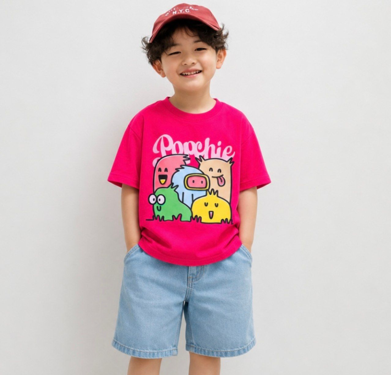 Popchie Multicoloured Friends Tee