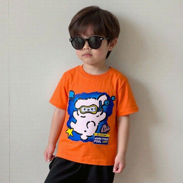 Work From Pool (WFP) Orange Tshirt