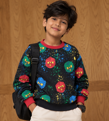 Superhero Galaxy Oversized Sweatshirt