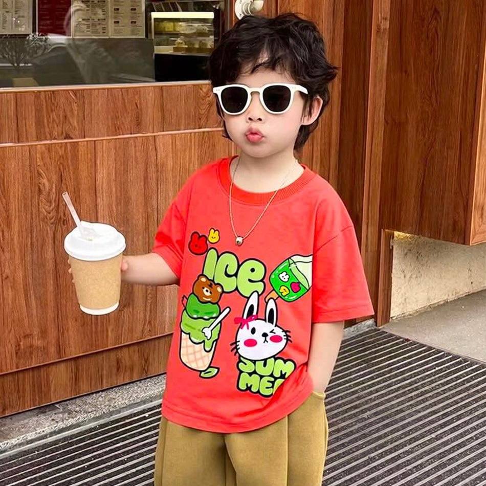 Summer Ice Cream Peach Tee