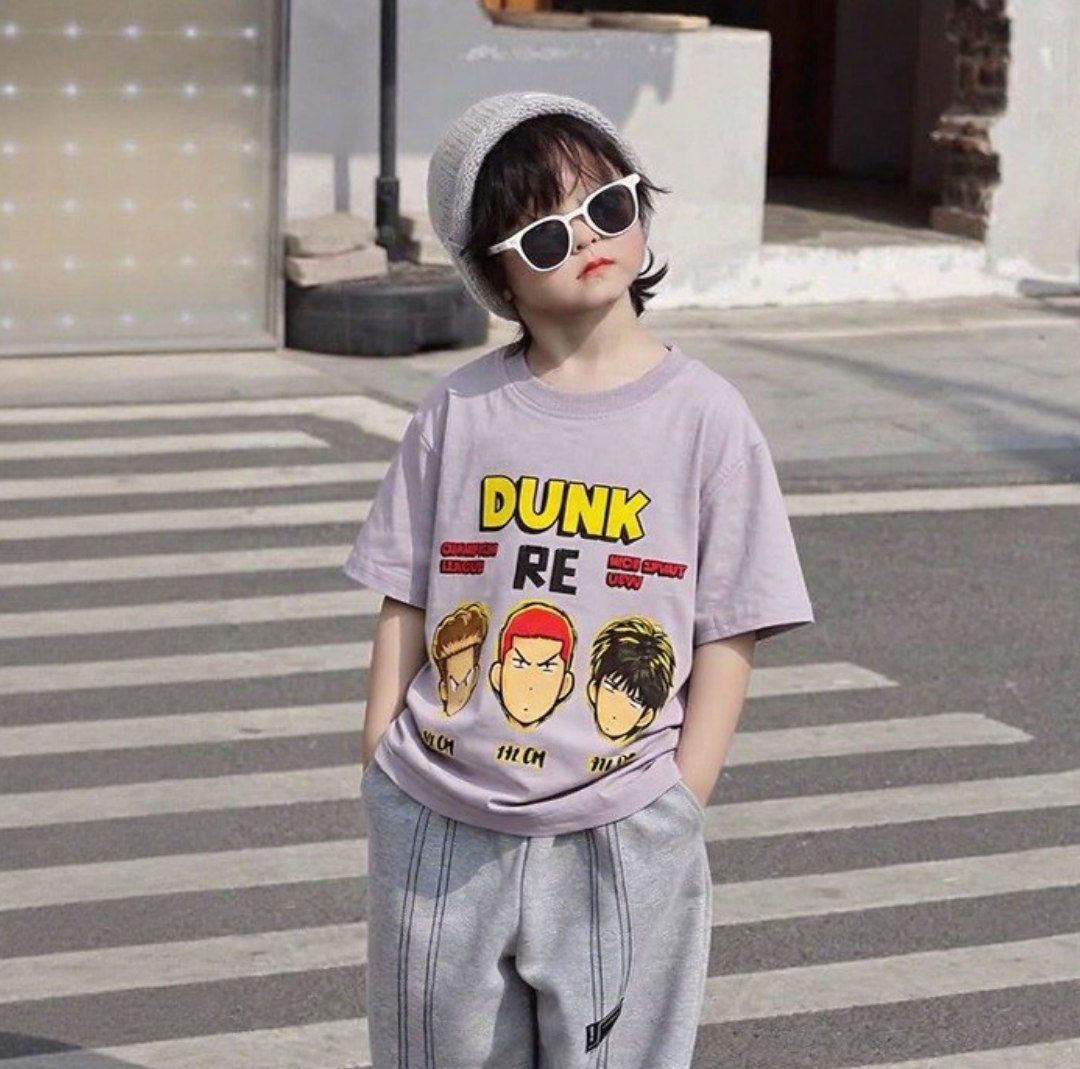 Dunk Squad Tee – Kids Graphic T-Shirt