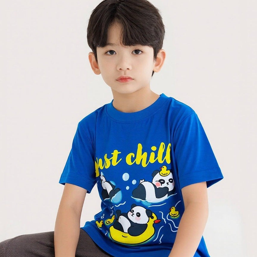 Just Chill Navy Blue Tee