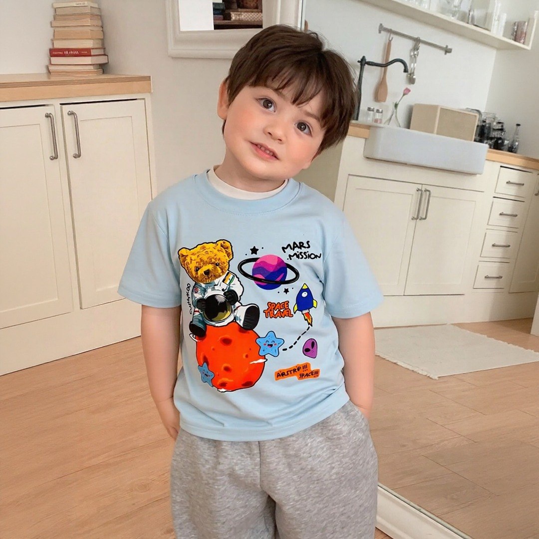 Space Traveller Icy Blue Tee