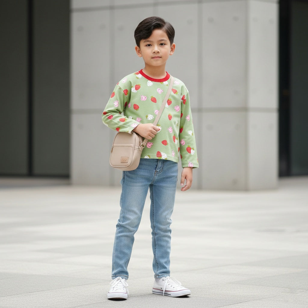 Green Peepa Pig Tee