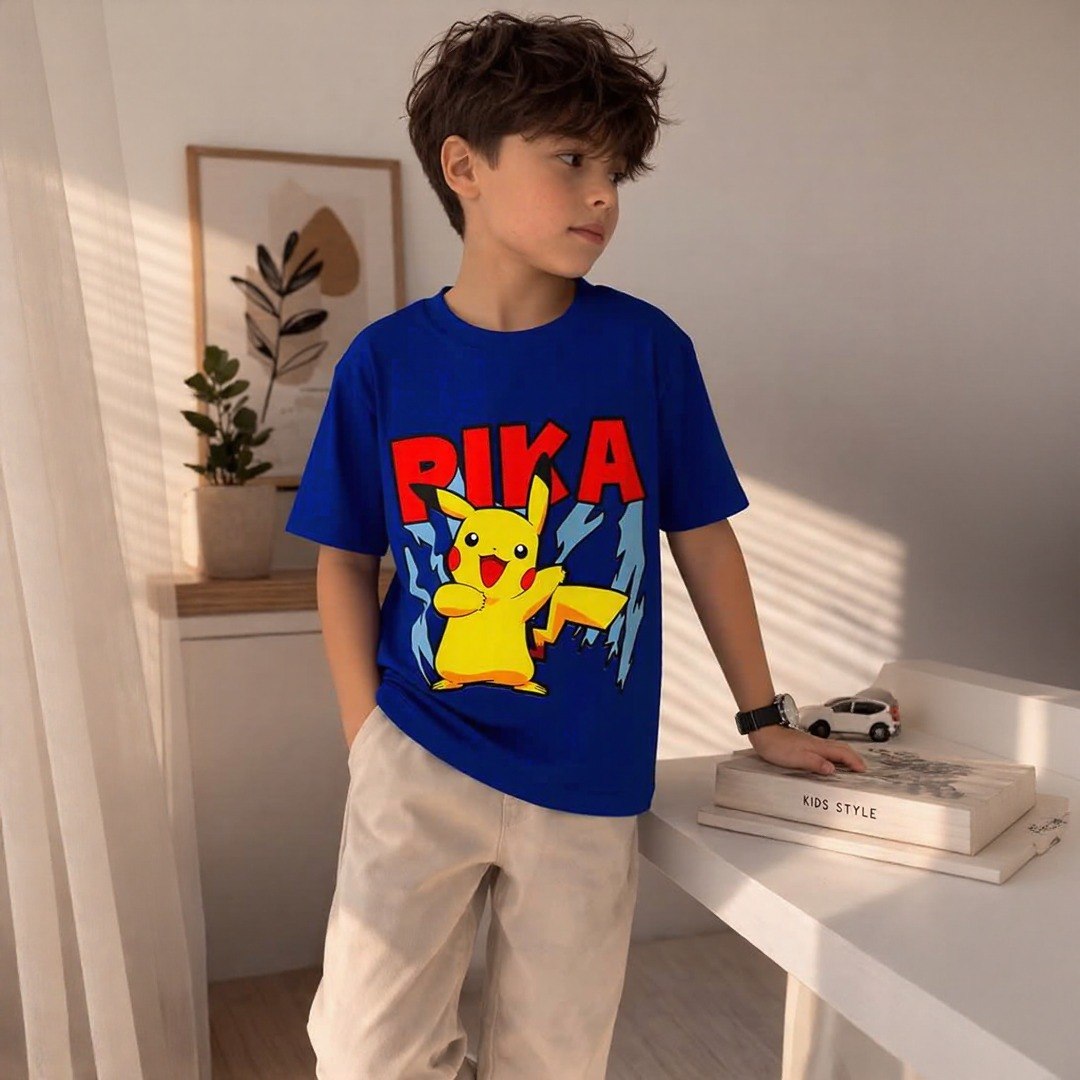 Pika Pika Navy Blue Tee