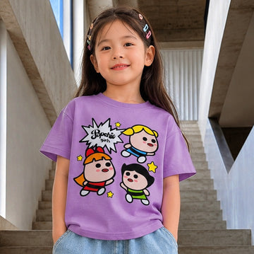 Power Puff Girls Purple Tee