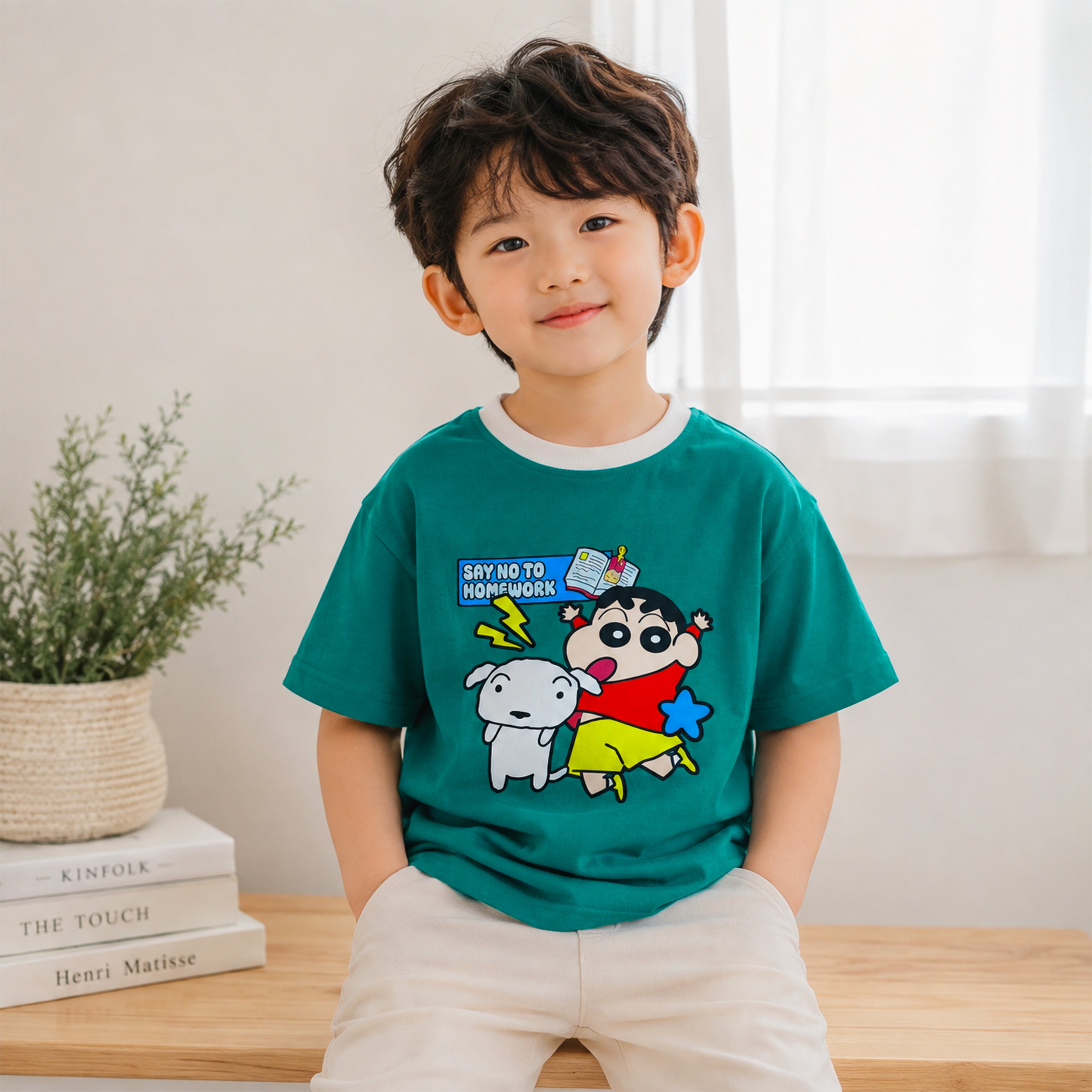 No Homework Green T-Shirt