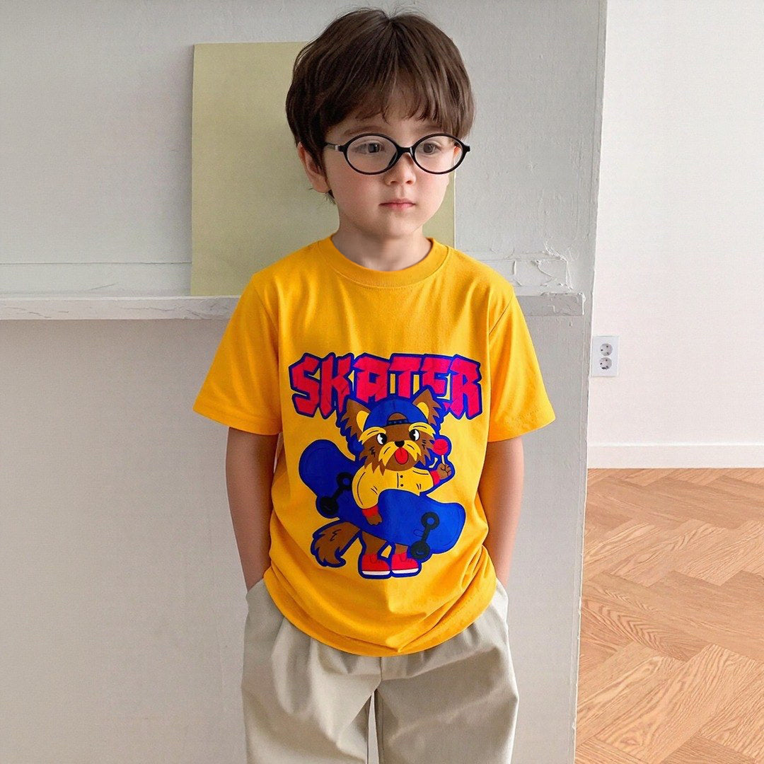 Cool Skater Yellow Tee