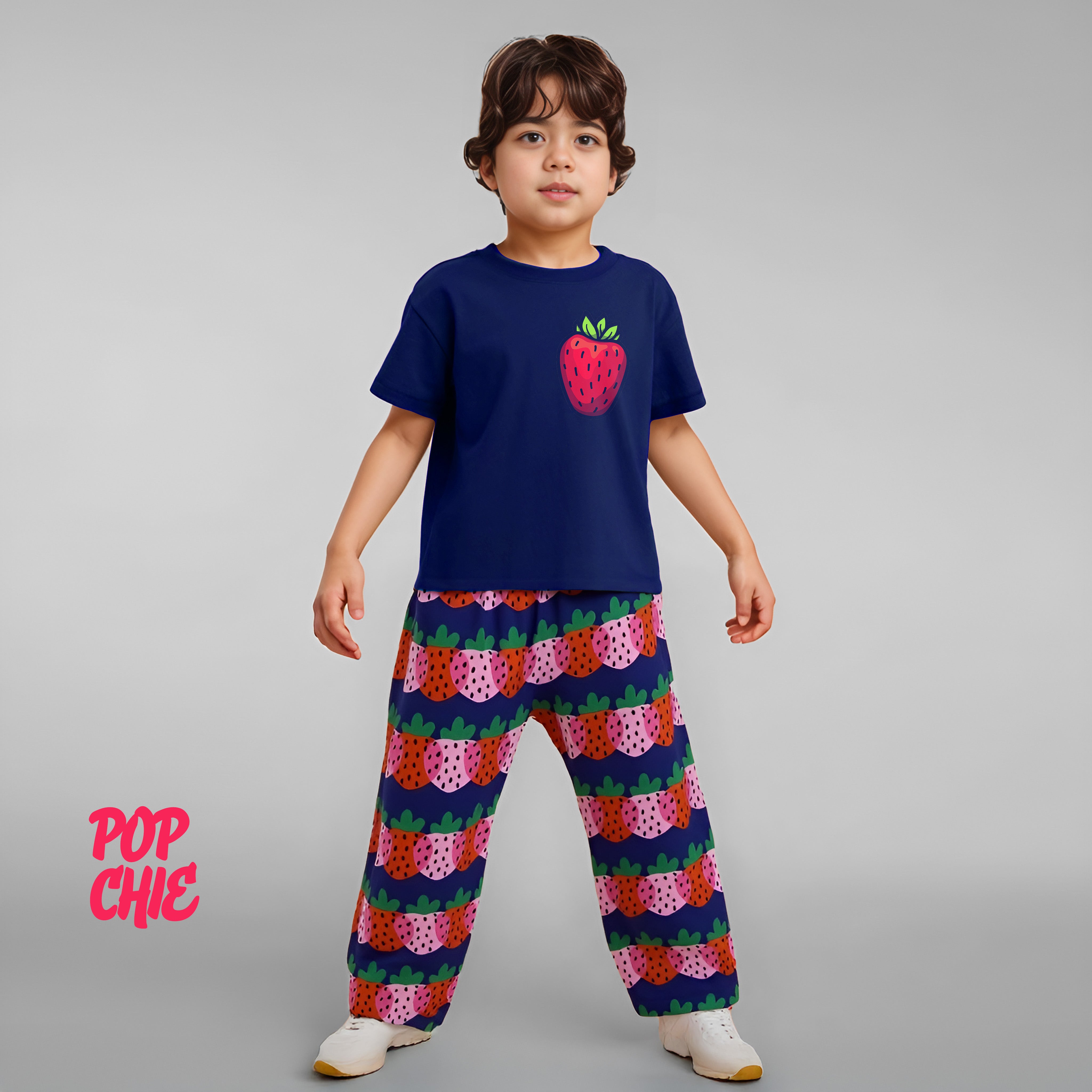 Strawberry Cotton Sinker Trousers