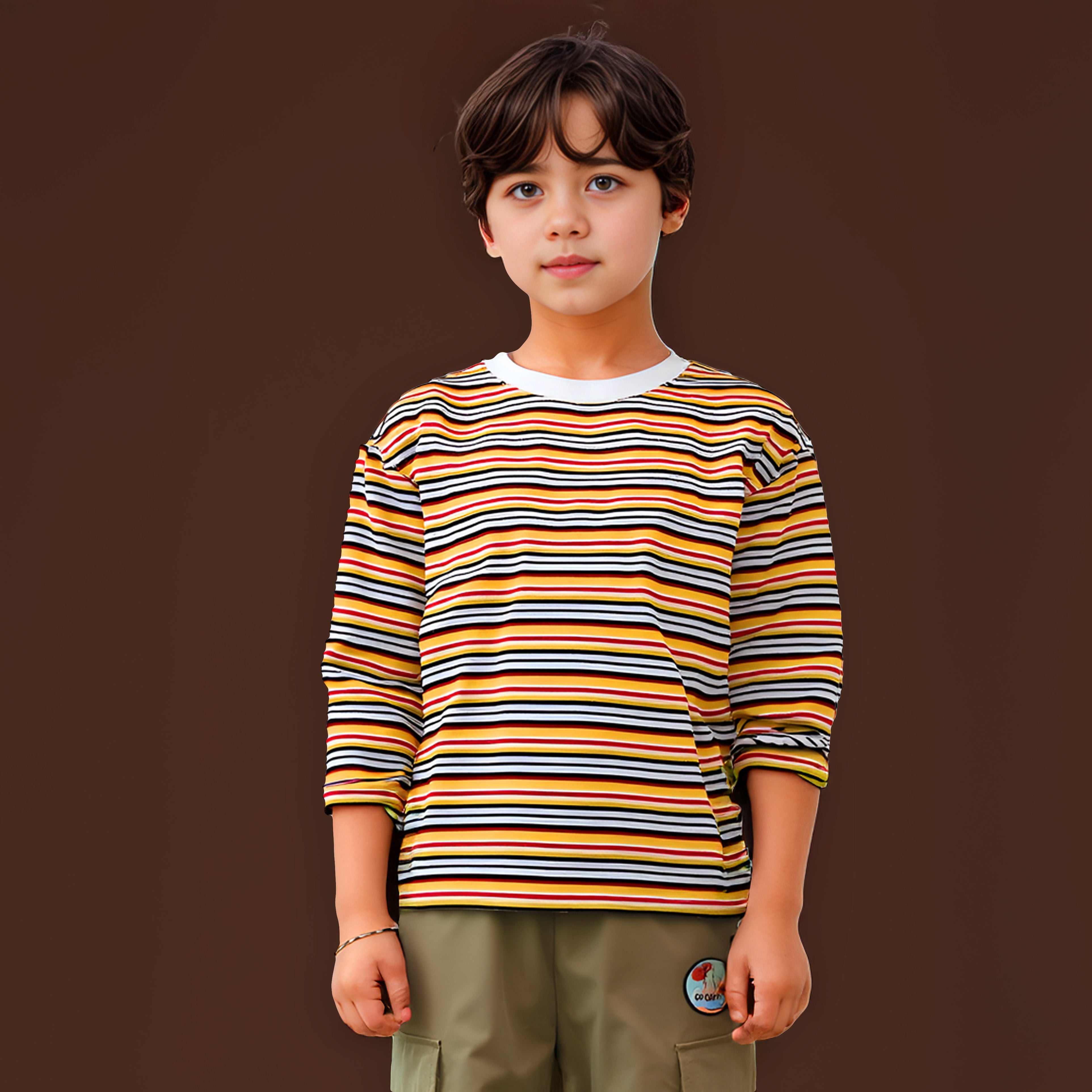 Rainbow Lines Tee  🌈 – Classic Stripe Edition