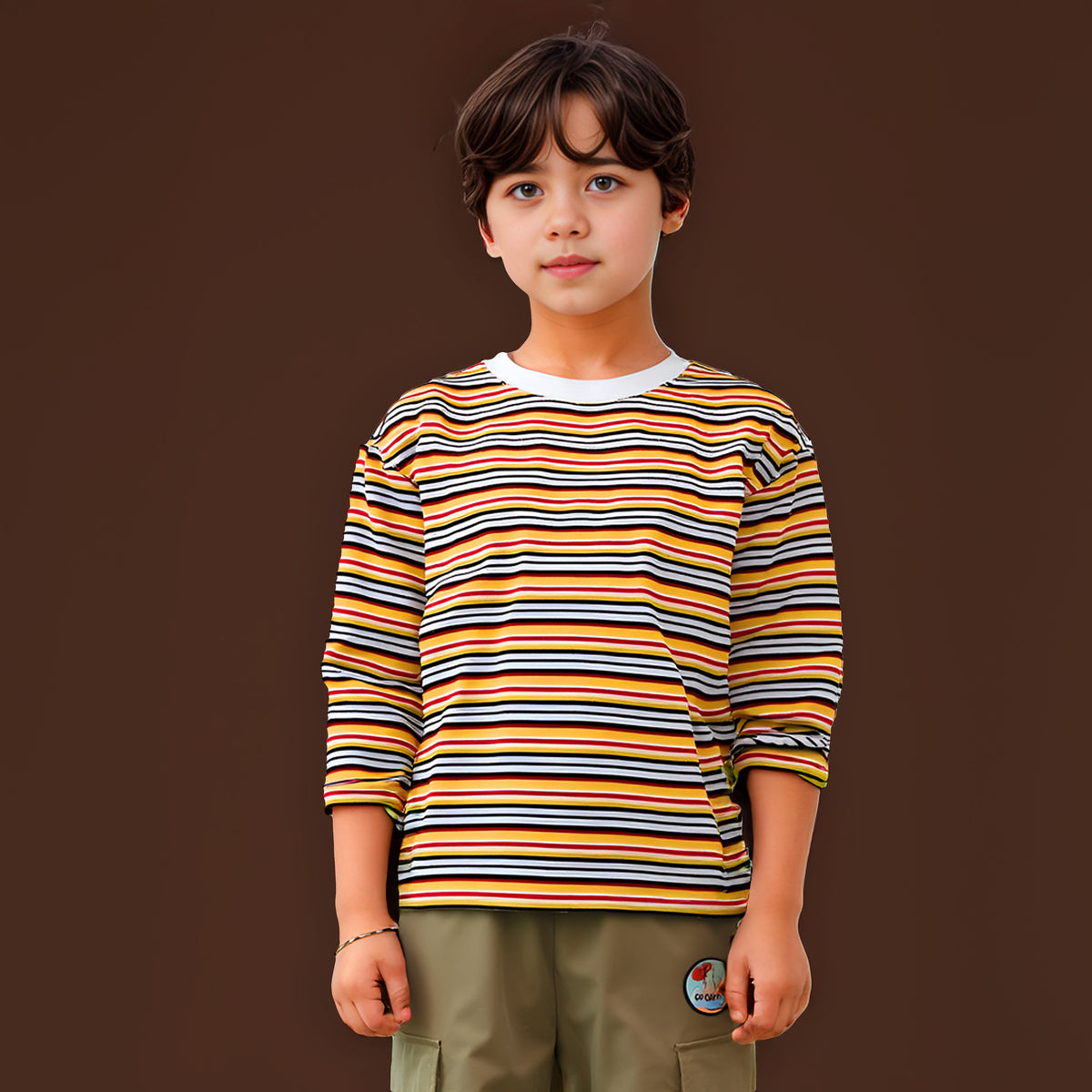 Rainbow Lines Tee  🌈 – Classic Stripe Edition